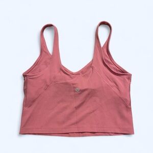 Pink lululemon align tank top